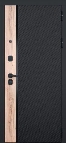 Стальная дверь «Фрегат с зеркалом» для квартиры АСД