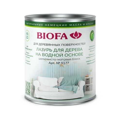 Лазурь для дерева на водной основе Biofa (Ироко) матовый блеск 10 л