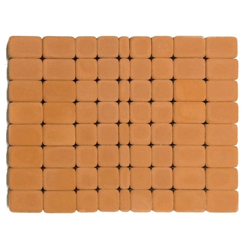 Тротуарная плитка BRAER Классико Янтарь Верхний прокрас 60 мм