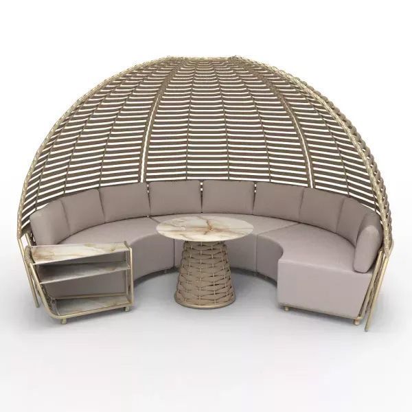Комплект мебели для зоны отдыха Модена Round №1