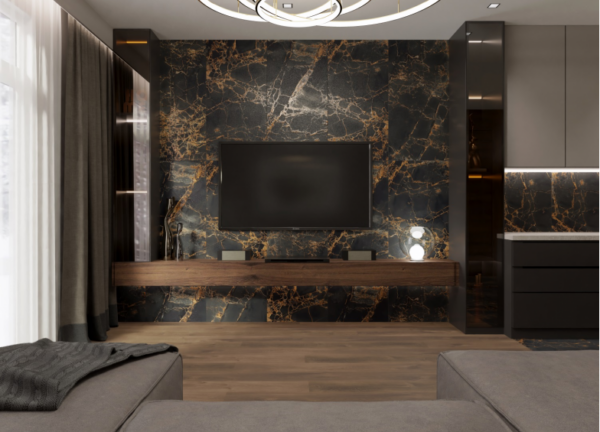 Керамогранит Primavera Golden Black Grit Granula 60X120 См