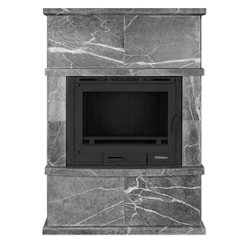 Печь-камин CORNO в облицовке Талькохлорит