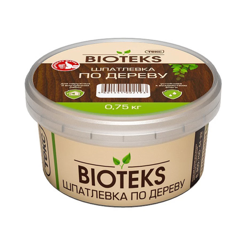 Шпаклевка по дереву Биотекс Профи махагон 0,75 кг