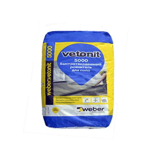 Ровнитель для пола Weber-Vetonit 5000, 25кг