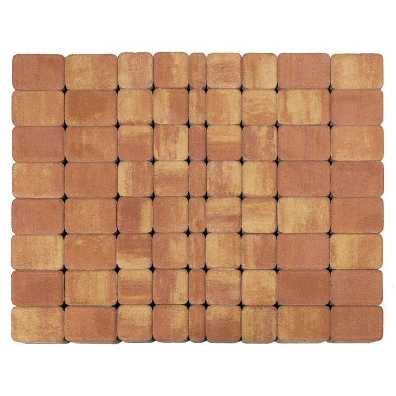 Тротуарная плитка BRAER Классико Рассвет Верхний прокрас 60 мм