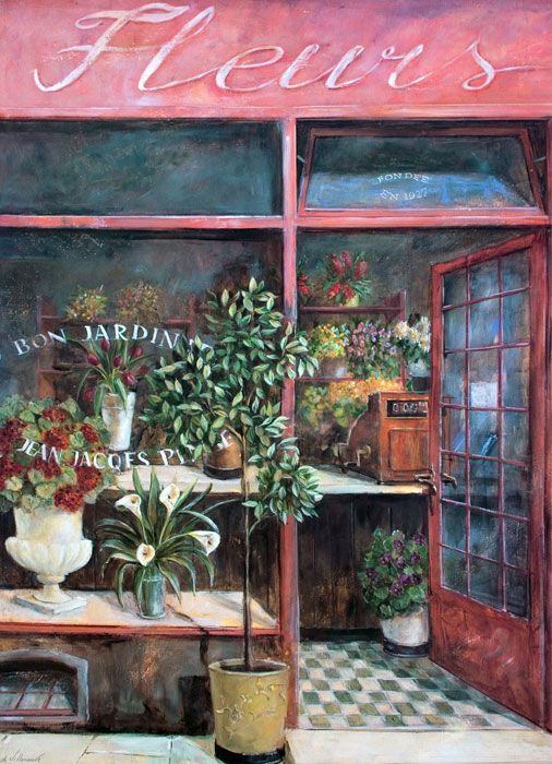 Фреска Цветочная палатка