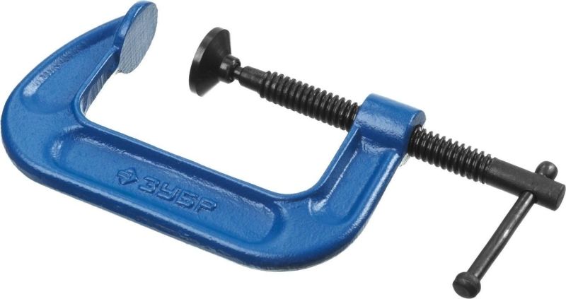 Струбцина ЗУБР "ПРОФЕССИОНАЛ" тип "G", корпус - ковкий чугун, 75мм