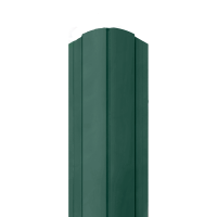 Металлический штакетник Ral 6005 0.40 см. П-профиль