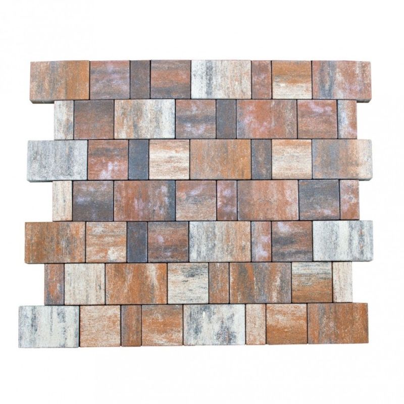 Тротуарная плитка BRAER Старый город Ландхаус Койот Верхний прокрас 60 мм