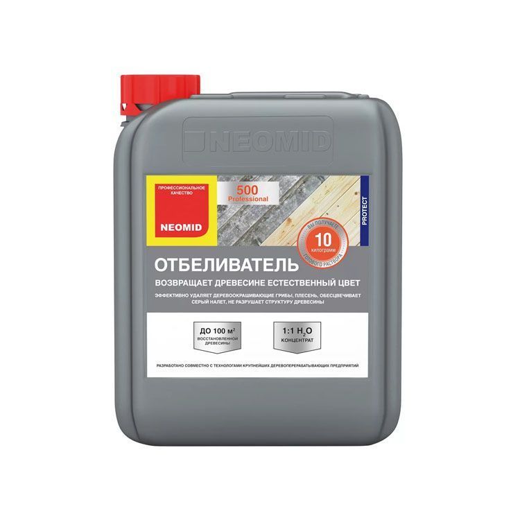 Отбеливатель древесины Neomid 500, 5 л
