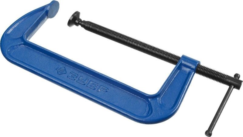 Струбцина ЗУБР "ПРОФЕССИОНАЛ" тип "G", корпус - ковкий чугун. 250мм