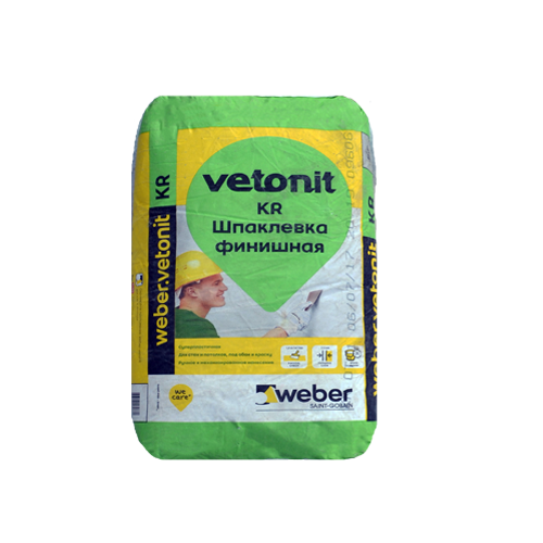 Шпаклевка финишная Weber-Vetonit KR, 20кг