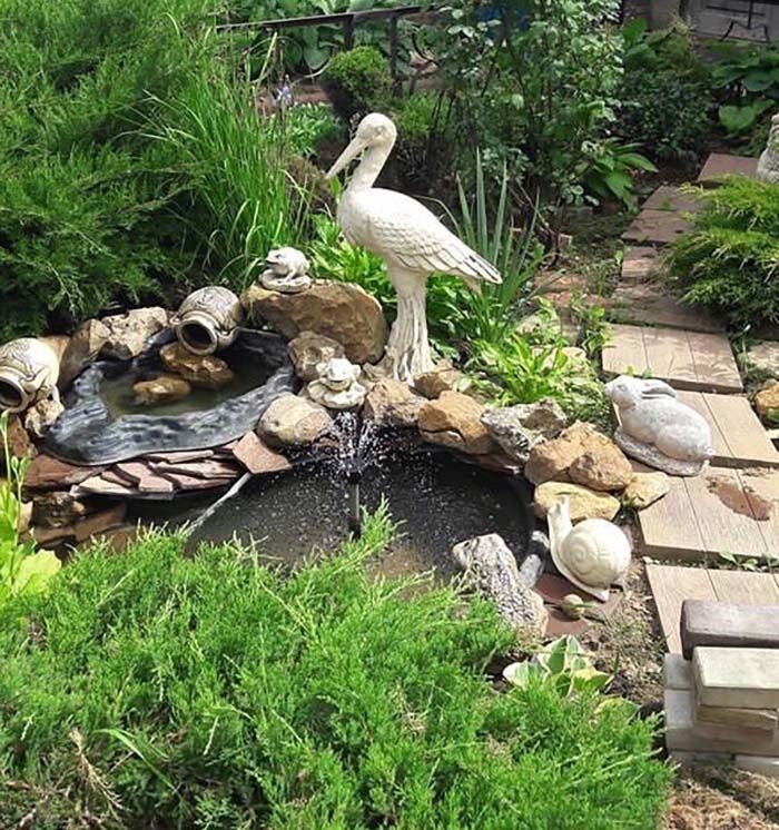 Скульптура "Аист" 31