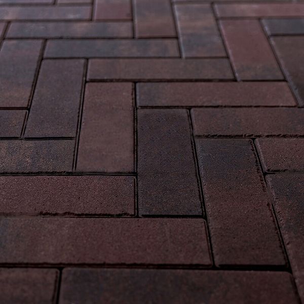 Тротуарная плитка STEINGOT Паркет Янтарь Верхний прокрас 60 мм