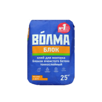 Клей для пеноблоков Волма Блок, 25кг