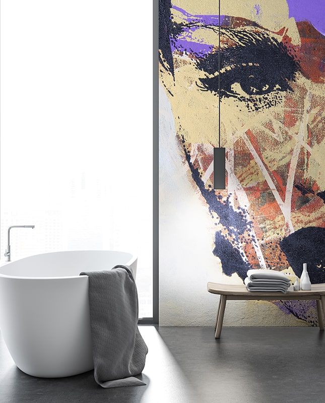 Фреска Графика Томный взгляд.  ag0140