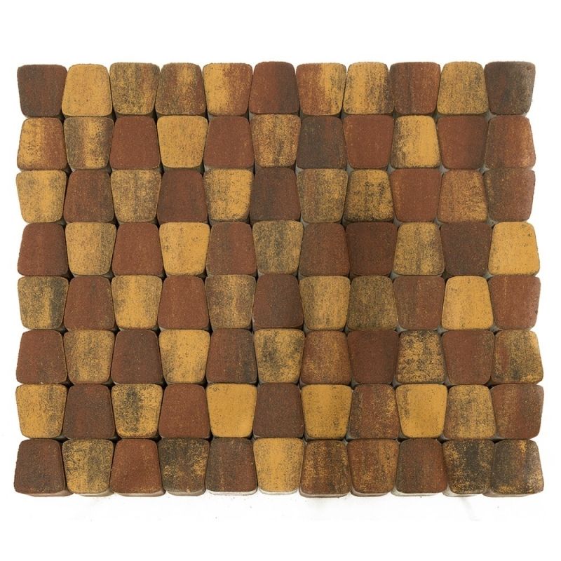 Тротуарная плитка BRAER Классико круговая Мальва Верхний прокрас 60 мм