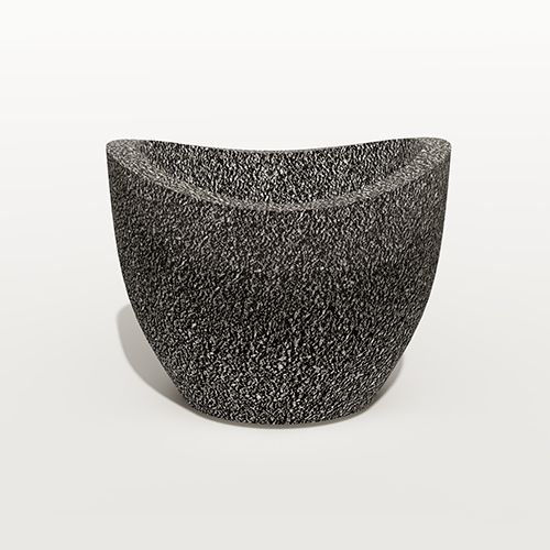 Вазон бетонный уличный Кадо большой (фактура габбро-диабаз)