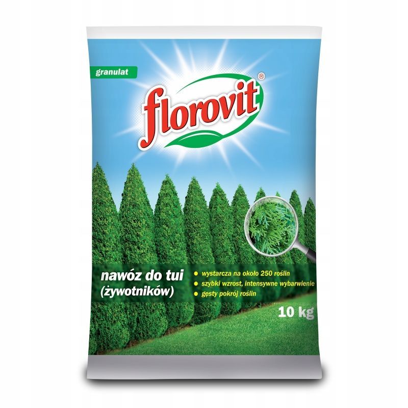 Florovit гранулированный для  туи 10 кг