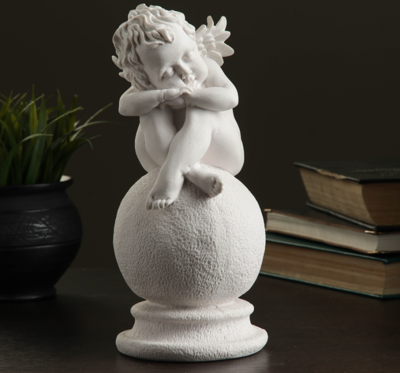 Скульптура "Ангел на шаре №2" S101031-01-04