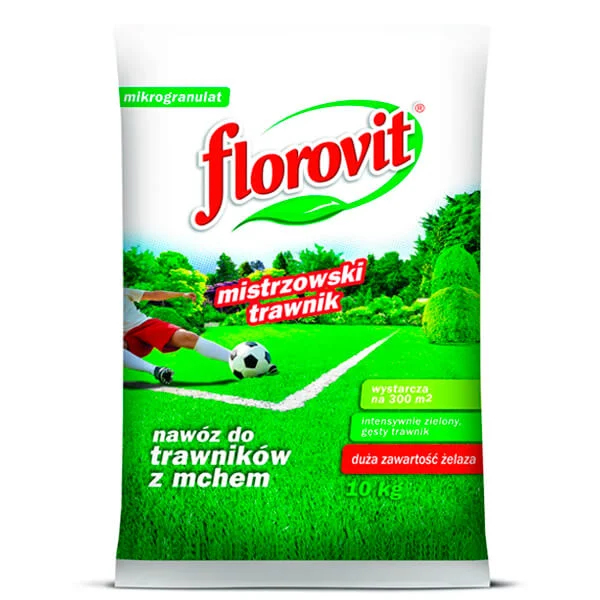 Florovit гранулированный для газонов с большим содержанием железа 10 кг