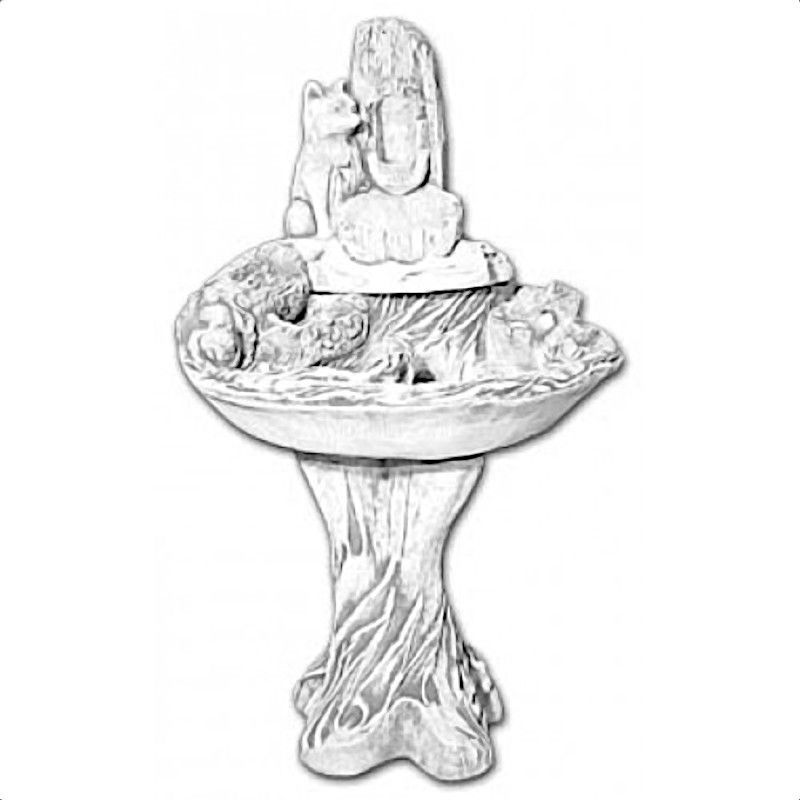 Фонтан классический "Медведь у родника" артикул 311