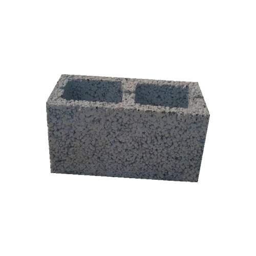 Керамзитобетонный блок СКЦ-1Р 01-01С 2п, пустотелый