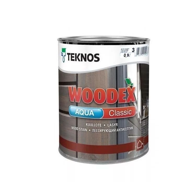 Антисептик Teknos Woodex Aqua Classic, 0,9 л