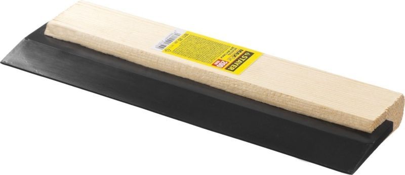 Шпатель резиновый STAYER "MASTER" для затирки, черный, 200мм