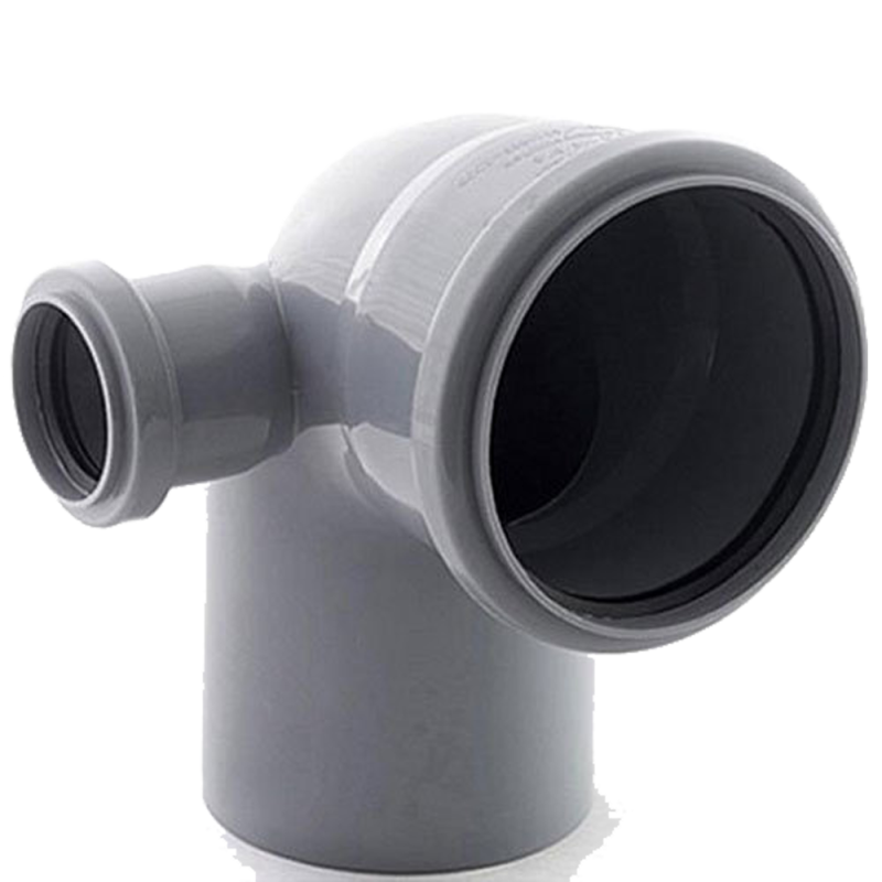 Отвод канализационный Ø 110 х 110 х 50 мм х 90° правый