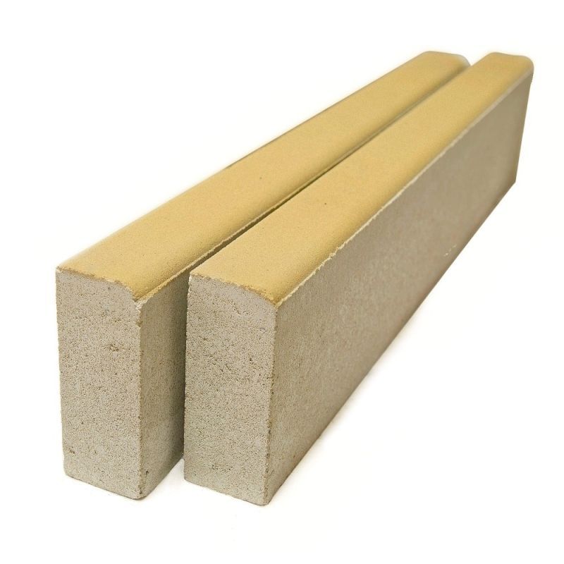 Бордюр тротуарный BRAER БР 100.20.8 Песочный Верхний прокрас