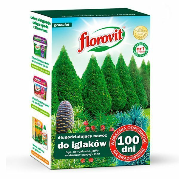 Florovit пролонгированного действия для хвойных растений 1кг -100 дней