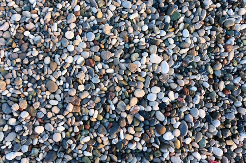Природная галька "Трехцветная" 10-20 мм