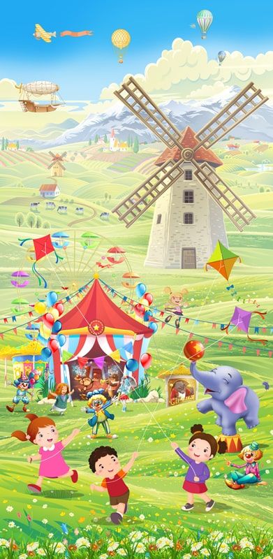 Фреска Детские 2285