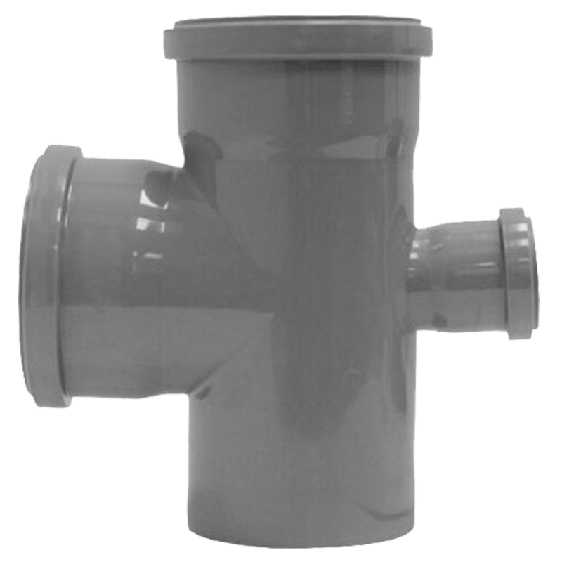 Крестовина канализационная Ø 110 х 110 х 50 мм 87° одноплоскостная