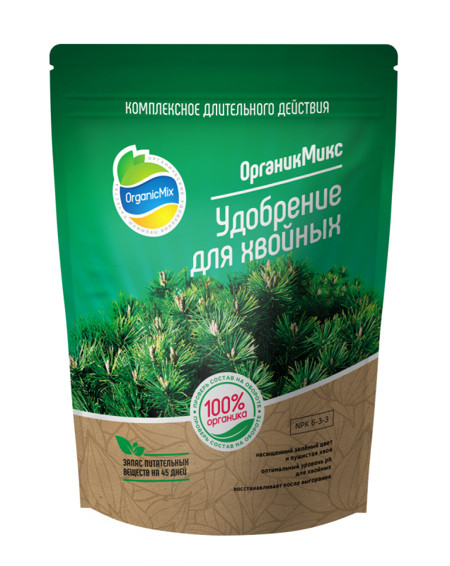 ОрганикМикс удобрение для Хвойников 850г