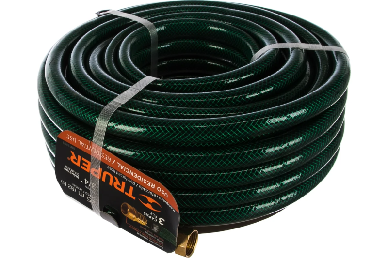 Шланг садовый MAN-25X3/4R 3/4", 25м Truper 16041