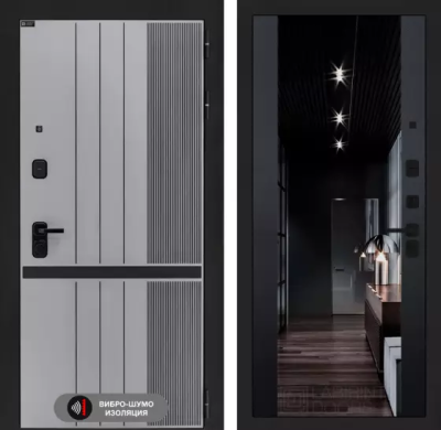 Входная дверь Скайлаб с зеркалом тонированным Максимум