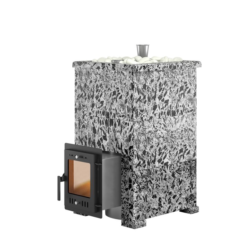 Печь для бани Эверест "Steam Master 24 INOX" Пироксенит Элит, S-40