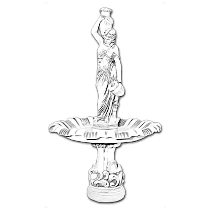 Фонтан скульптурный "Римлянка с кувшинами" артикул 920