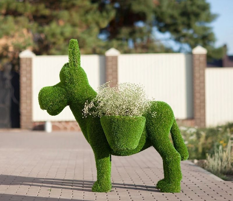 Топиари Ослик с кашпо Распродажа