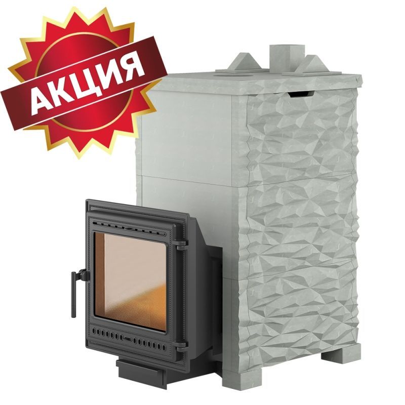 Печь для бани "Легенда Русский пар 24 (505)" NEXT Талькохлорит, S-40 "Дюна -3"