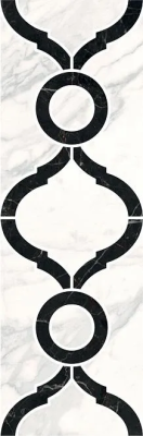 Бордюр Kerama Marazzi Фрагонар наборный белый 9,9х30