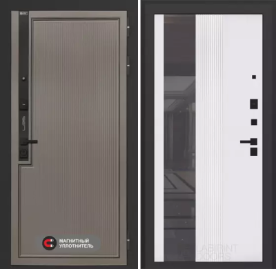 Входная дверь Лаб 1 Про с Зеркалом 32 тонированным