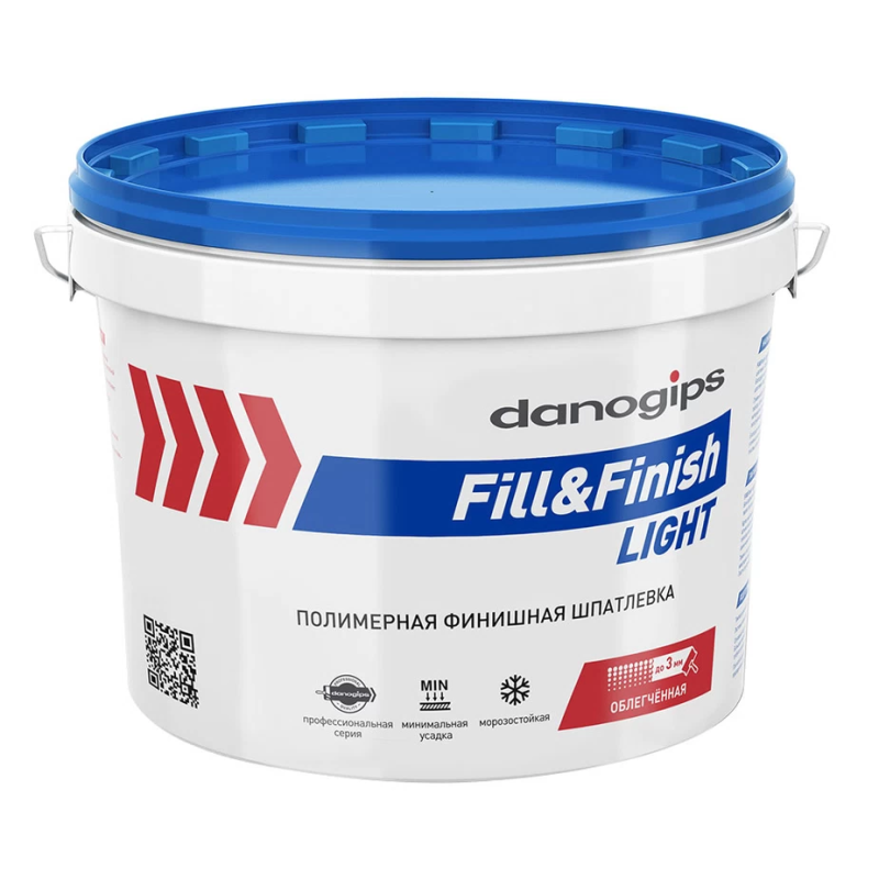 Шпаклевка Danogips Fill&Finish Light универсальная облегченная 10 л/12,3 кг