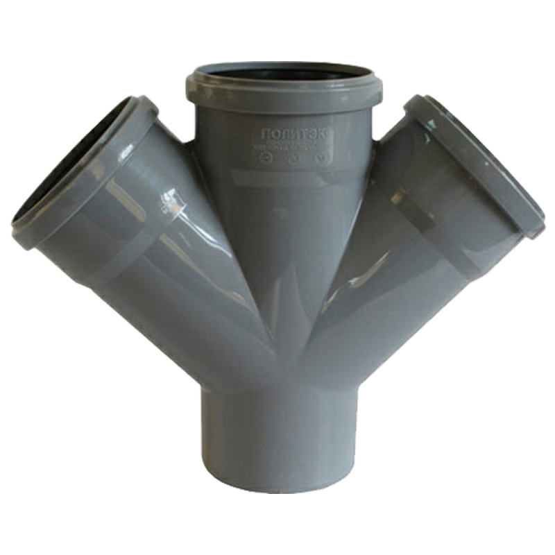 Крестовина канализационная Ø 110 х 110 х 110 мм 45°