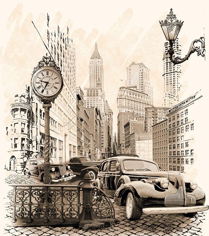 Фреска Графика Американская история  1052