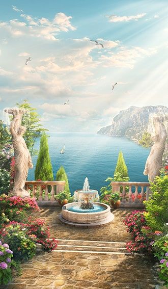 Фреска Современный Графический Дизайн 50061