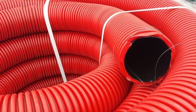 Труба гофрированная ПНД гладкая 32 мм (2 мм)