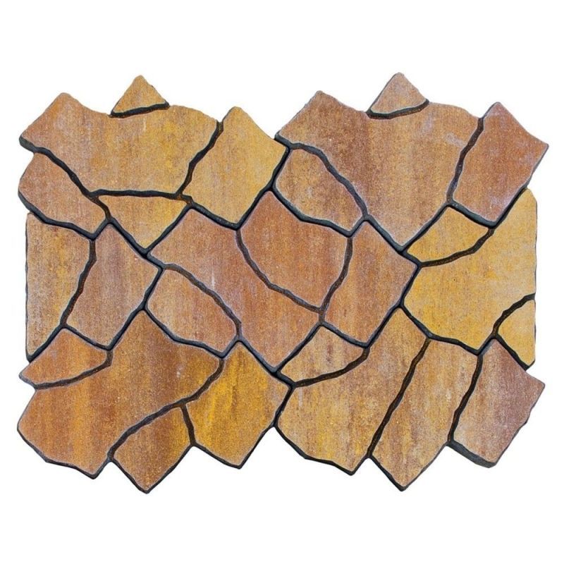 Тротуарная плитка BRAER Сан-Тропе Каньон Верхний прокрас 70 мм